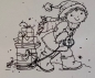 Clear Stamp Christmas Kids, Kind mit Schlitten